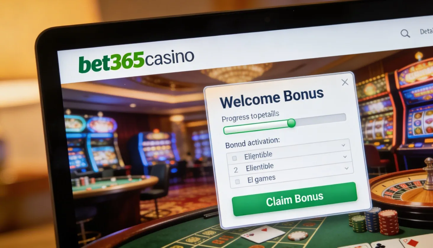 Bônus e promoções no bet365 casino: como funciona o bônus de boas-vindas
