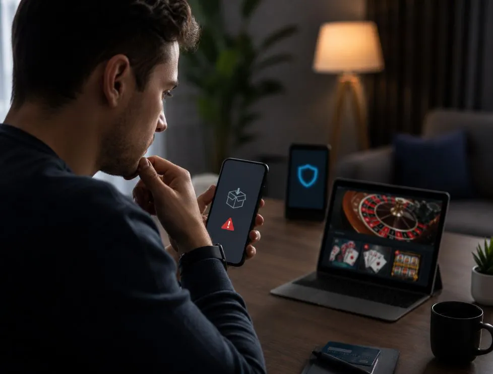 APK de casino online: quando instalar pode ser risco para a conta