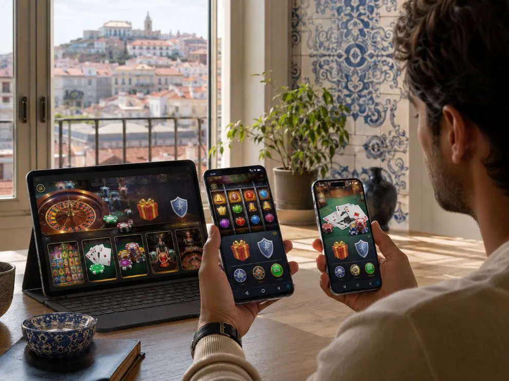 Apps de casino em Portugal: Android, iPhone e sites licenciados
